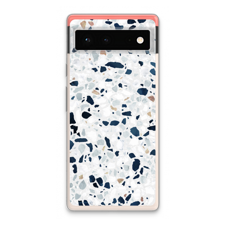 Terrazzo N°1: Google Pixel 6 Transparant Hoesje
