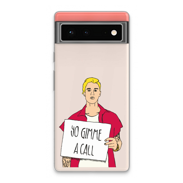 Gimme a call: Google Pixel 6 Transparant Hoesje