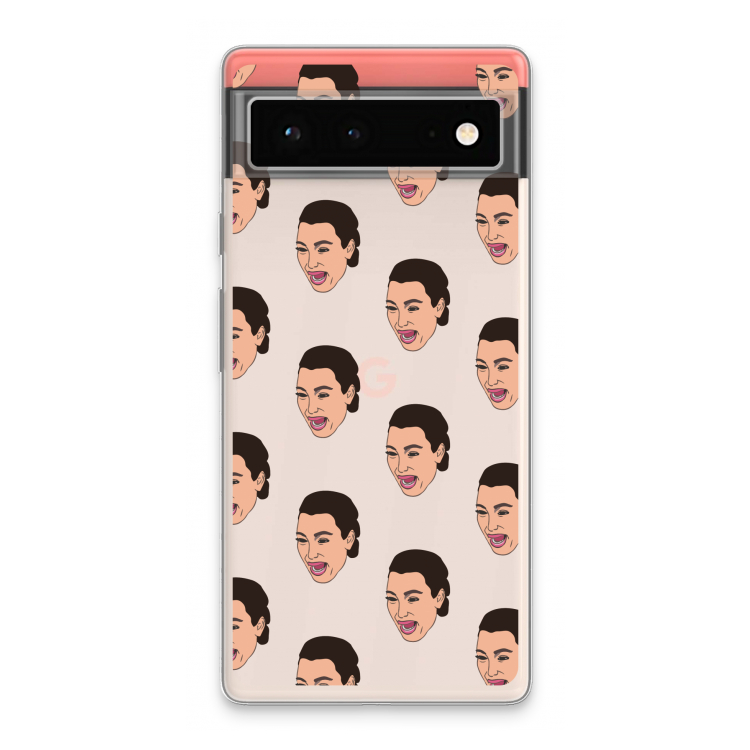 Ugly Cry Call: Google Pixel 6 Transparant Hoesje