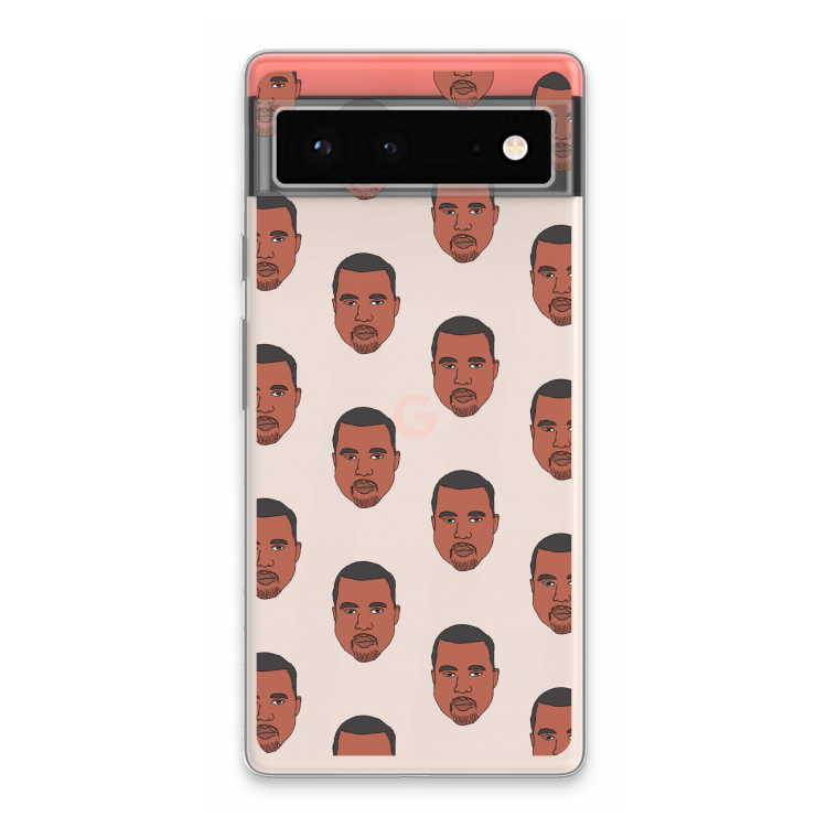 Kanye Call Me?: Google Pixel 6 Transparant Hoesje