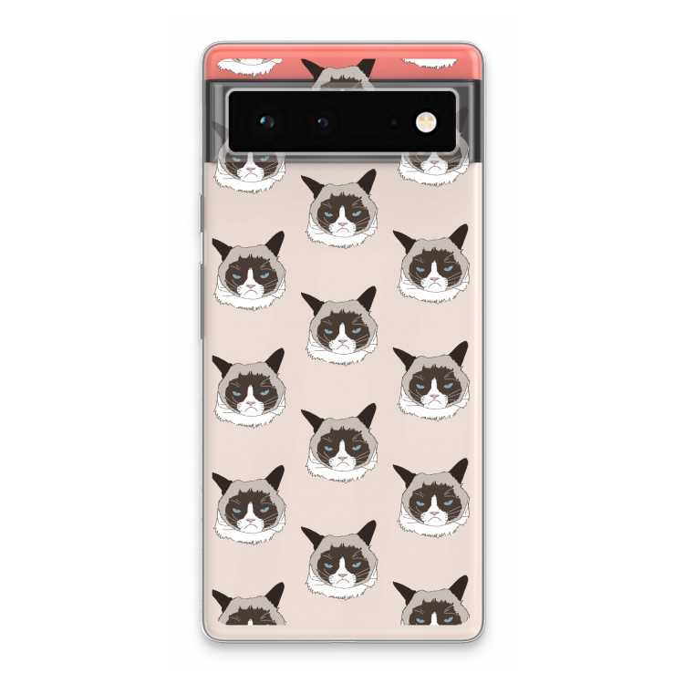 It's a Purrr Case: Google Pixel 6 Transparant Hoesje