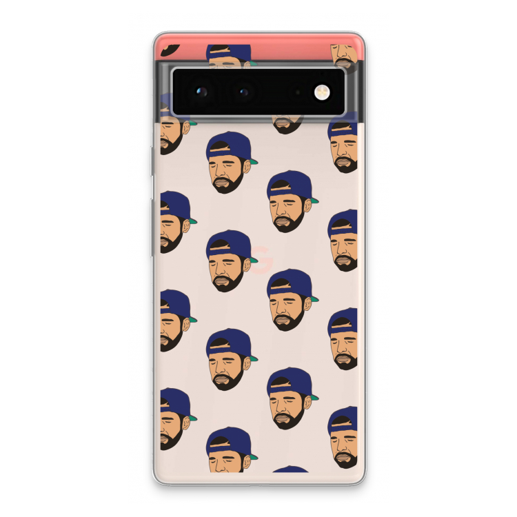 Drake Away: Google Pixel 6 Transparant Hoesje