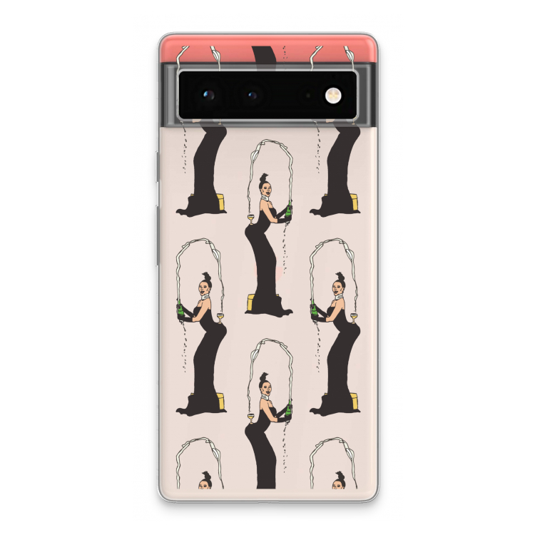 Pop Some Kim: Google Pixel 6 Transparant Hoesje