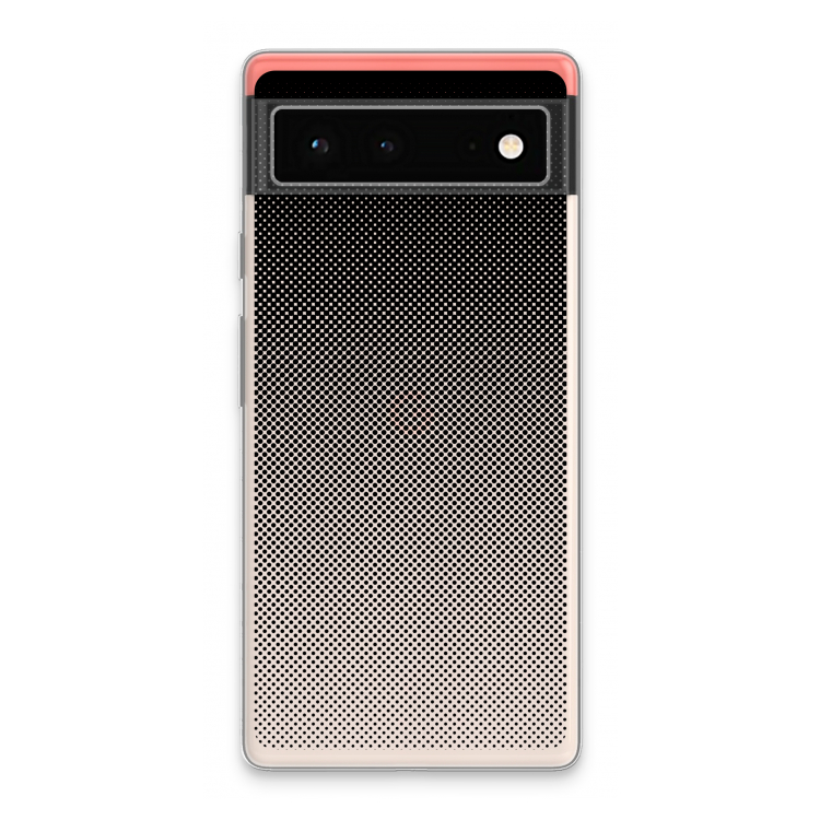 Musketon Halftone: Google Pixel 6 Transparant Hoesje