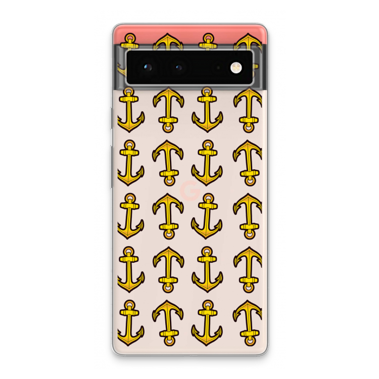 Musketon Anchor: Google Pixel 6 Transparant Hoesje