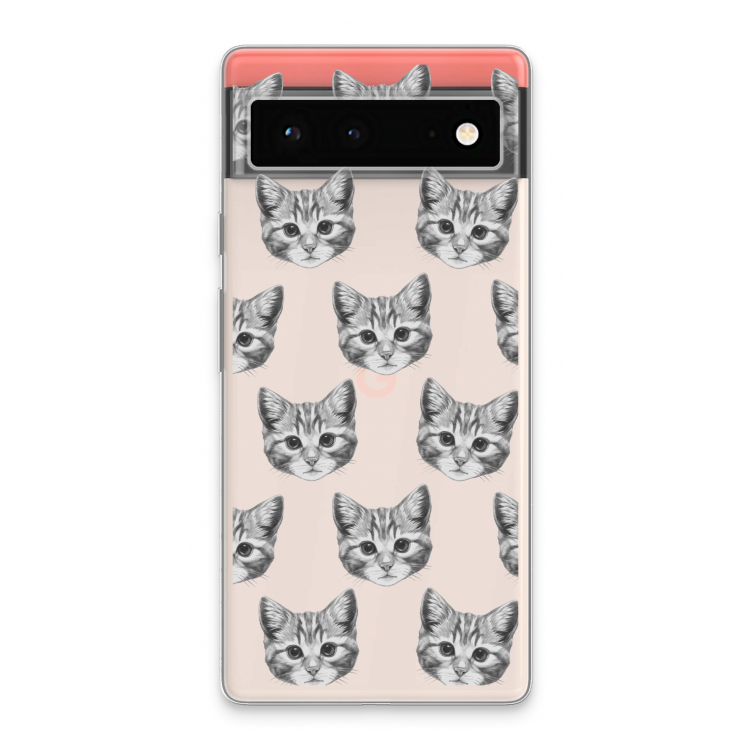 Kitten: Google Pixel 6 Transparant Hoesje