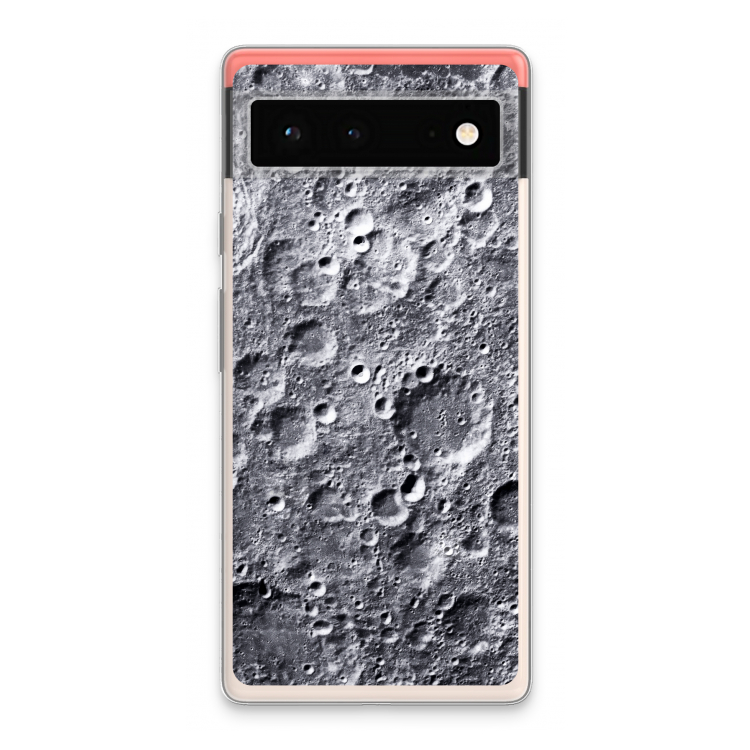 Maanlandschap: Google Pixel 6 Transparant Hoesje