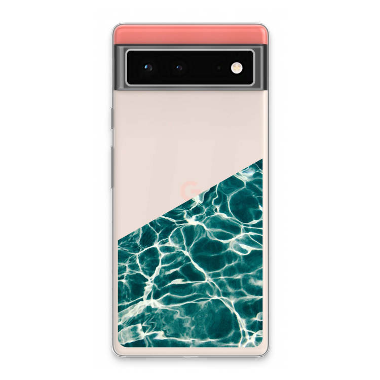 Weerkaatsing water: Google Pixel 6 Transparant Hoesje