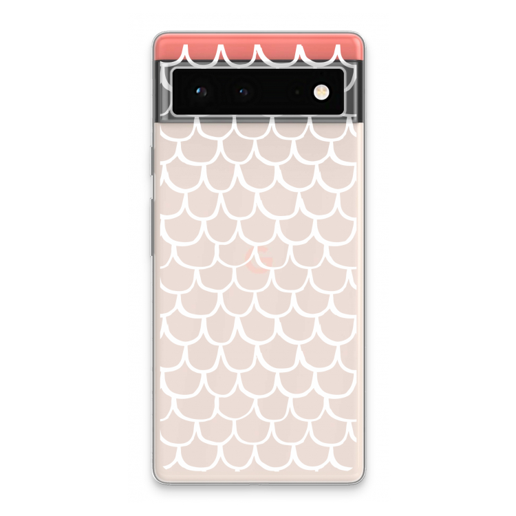 Dakpannetjes: Google Pixel 6 Transparant Hoesje