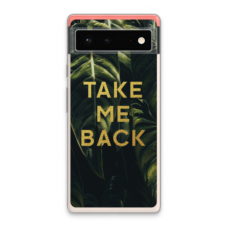 Take me back: Google Pixel 6 Transparant Hoesje