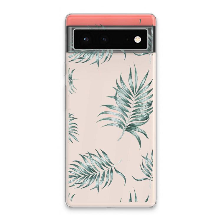 Simple leaves: Google Pixel 6 Transparant Hoesje