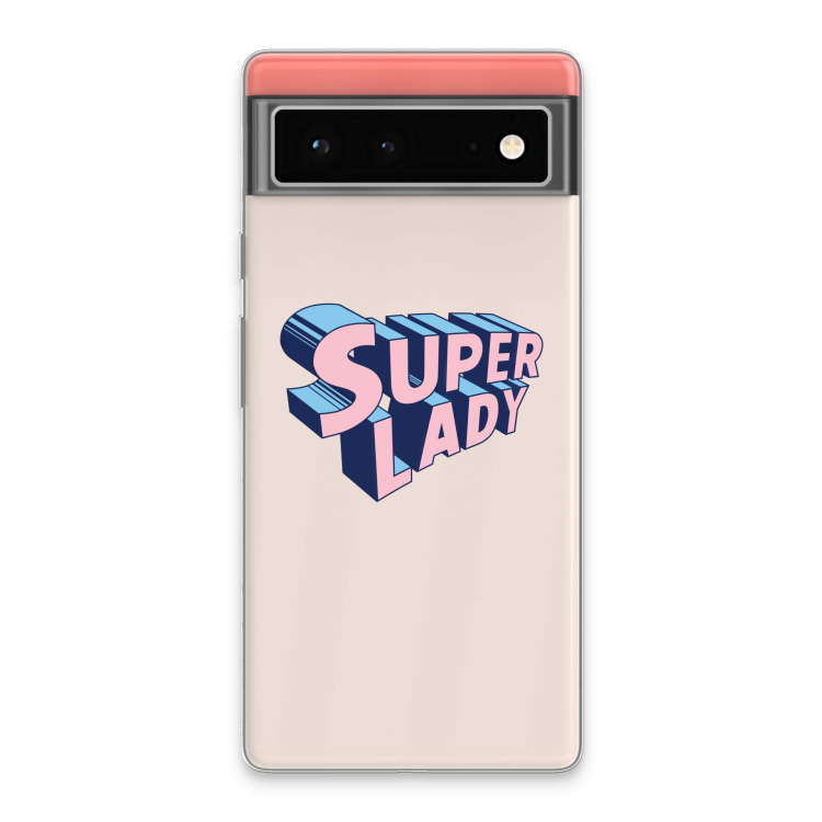 Superlady: Google Pixel 6 Transparant Hoesje