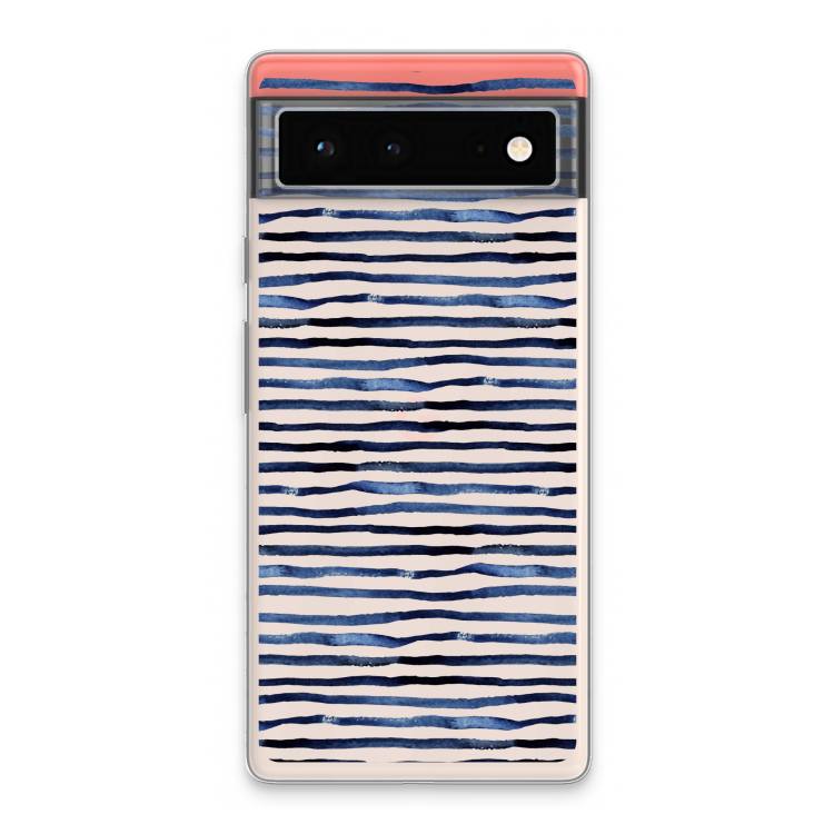 Verrassende lijnen: Google Pixel 6 Transparant Hoesje