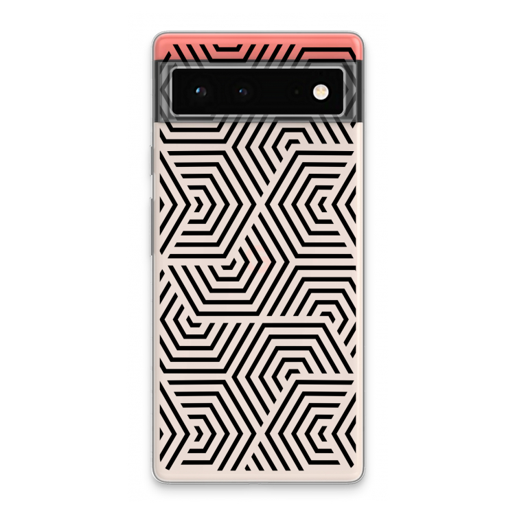 Magic pattern: Google Pixel 6 Transparant Hoesje