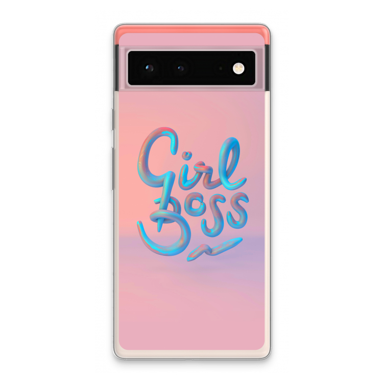 Girl boss: Google Pixel 6 Transparant Hoesje