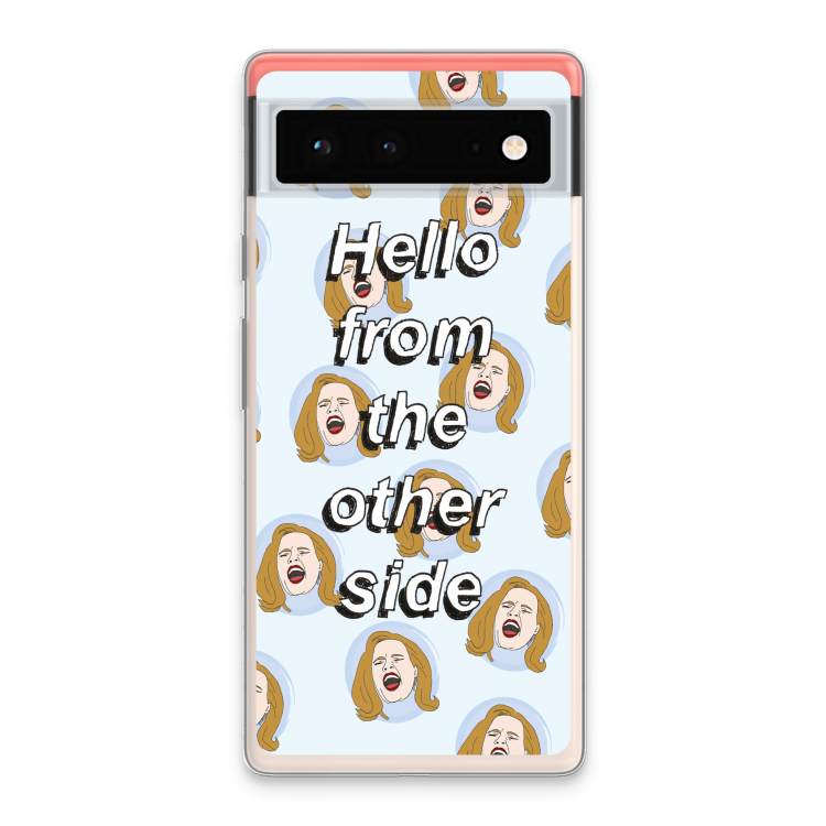 Hello: Google Pixel 6 Transparant Hoesje