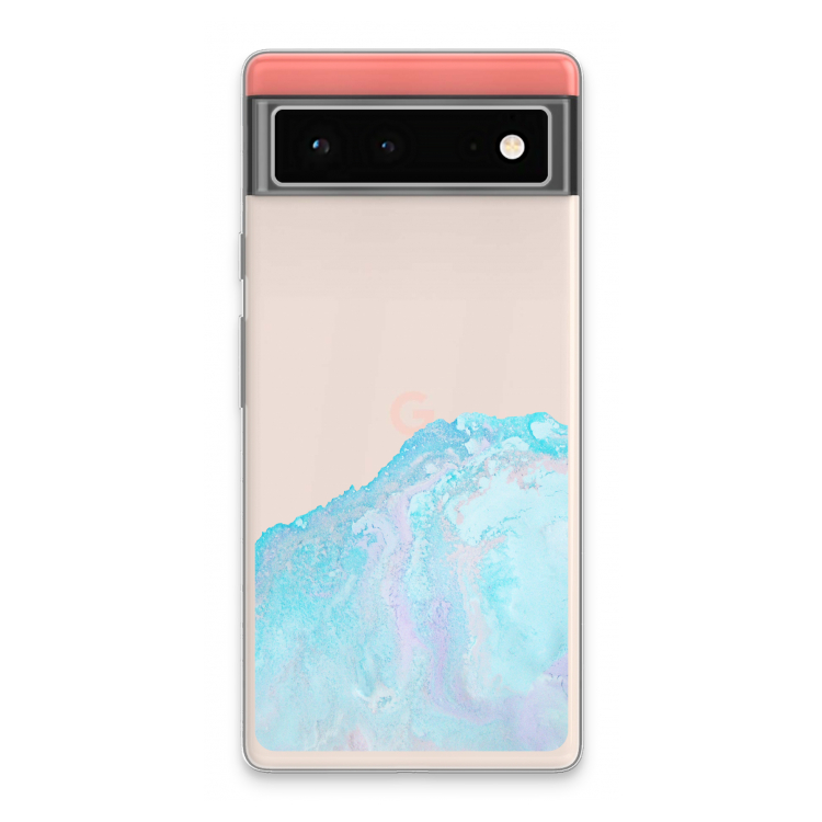 Fantasie pastel: Google Pixel 6 Transparant Hoesje