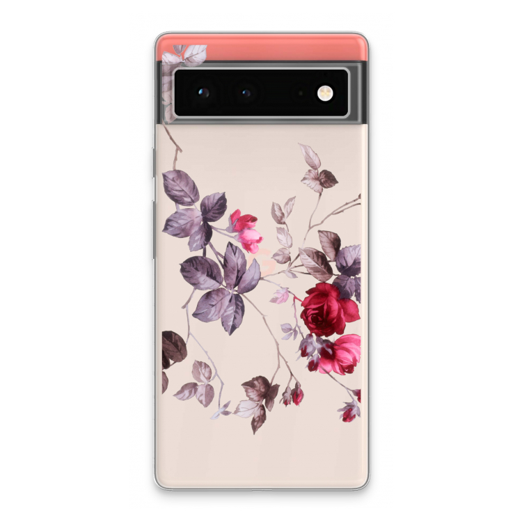 Mooie bloemen: Google Pixel 6 Transparant Hoesje