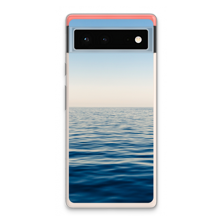 Water horizon: Google Pixel 6 Transparant Hoesje