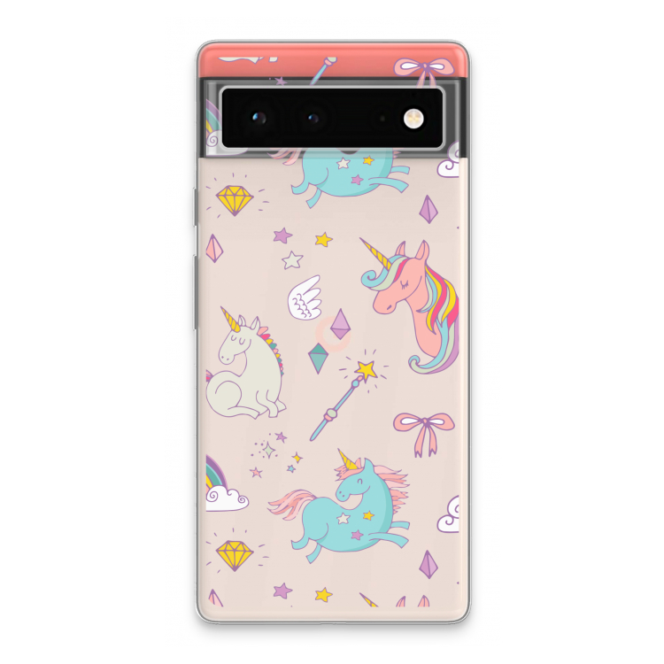 Fantasiewereld: Google Pixel 6 Transparant Hoesje