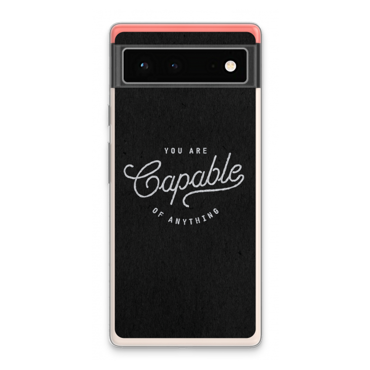 Capable: Google Pixel 6 Transparant Hoesje