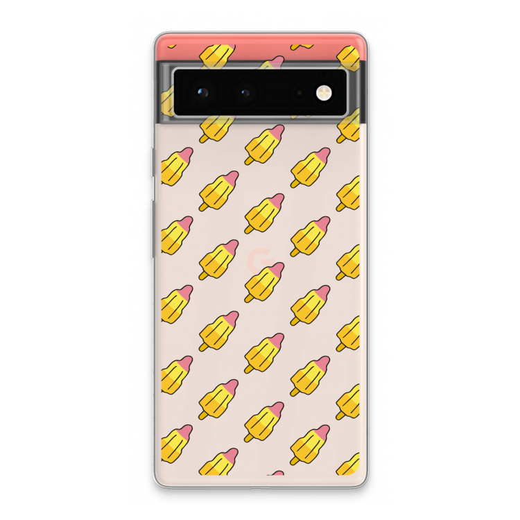 Waterijsjes: Google Pixel 6 Transparant Hoesje