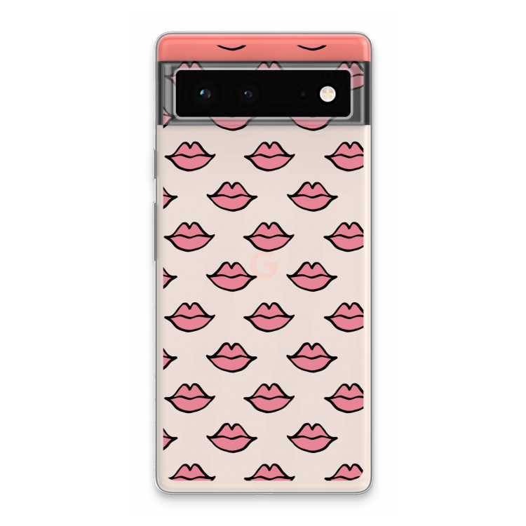Lipjes: Google Pixel 6 Transparant Hoesje