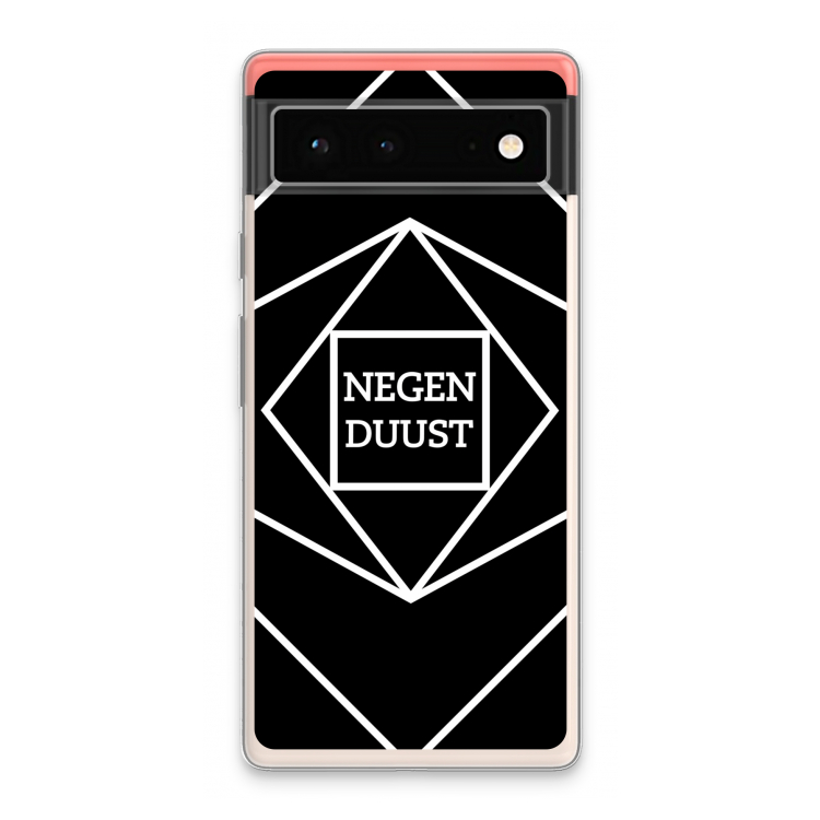 Negenduust geometrisch: Google Pixel 6 Transparant Hoesje