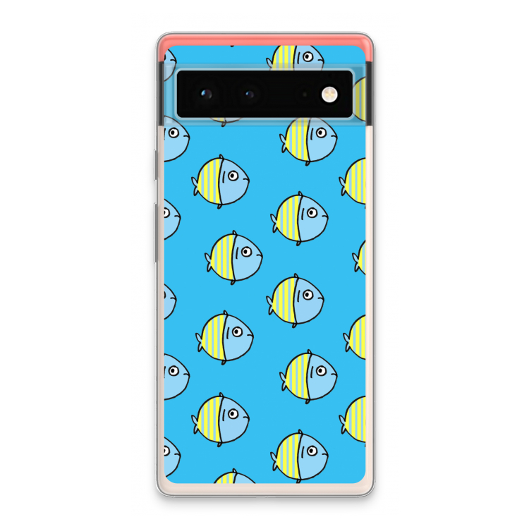 Visjes: Google Pixel 6 Transparant Hoesje