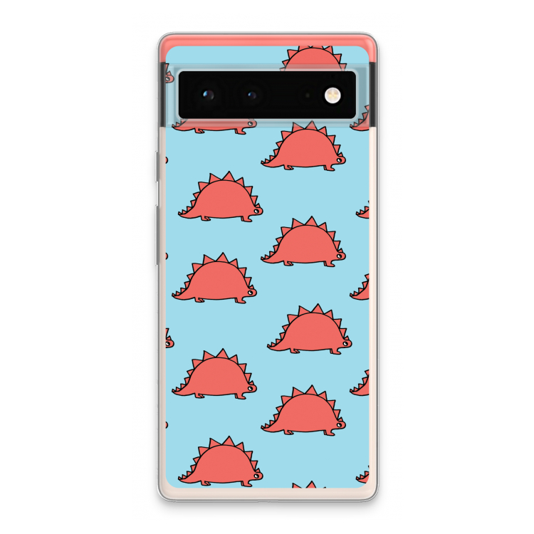 Dinosawrr: Google Pixel 6 Transparant Hoesje