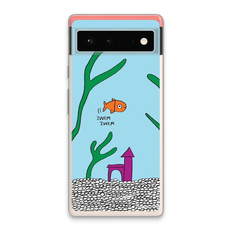 Aquarium: Google Pixel 6 Transparant Hoesje