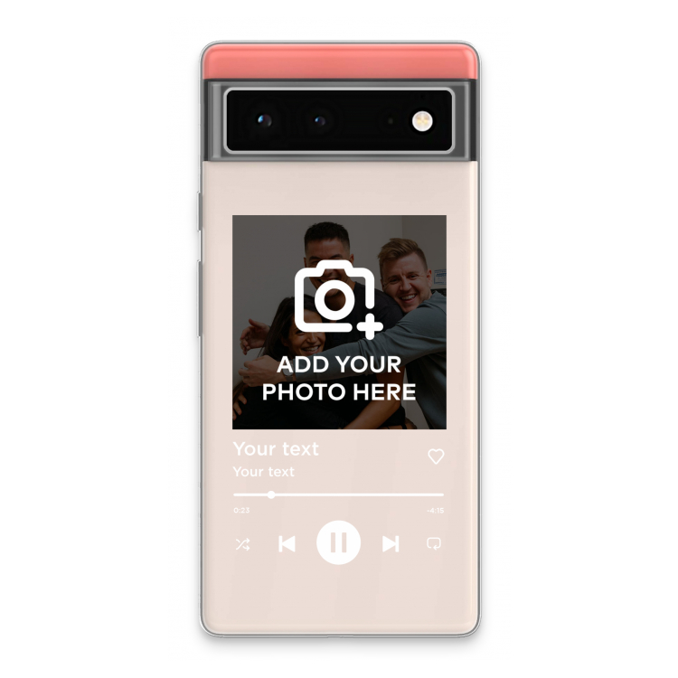 Music Player: Google Pixel 6 Transparant Hoesje