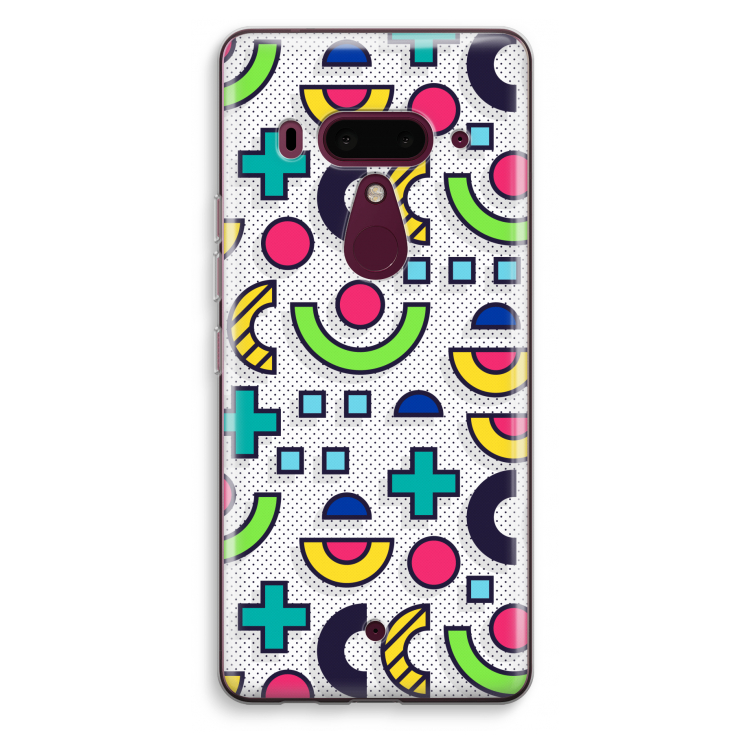 8-bit N°6: HTC U12+ Transparant Hoesje