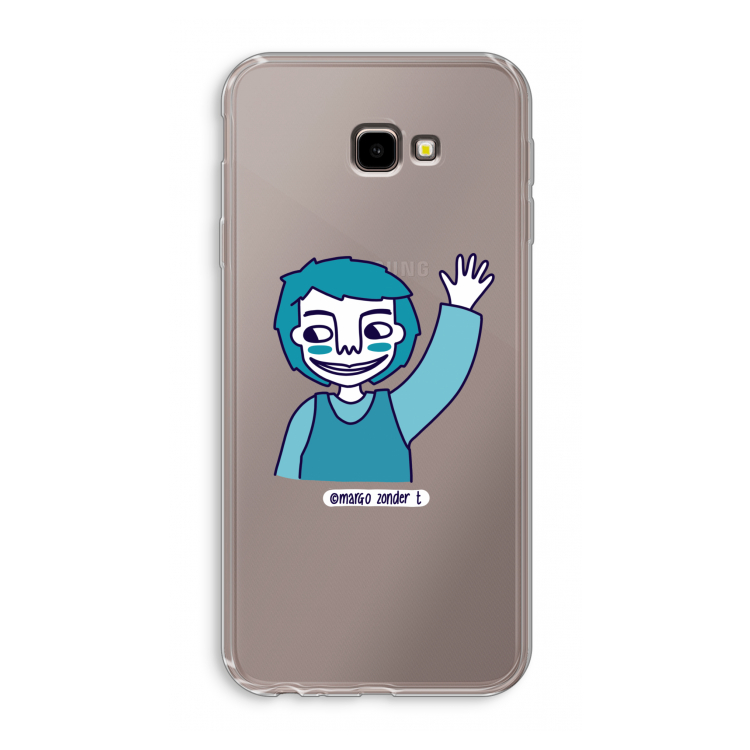 Zwaai: Samsung Galaxy J4 Plus Transparant Hoesje