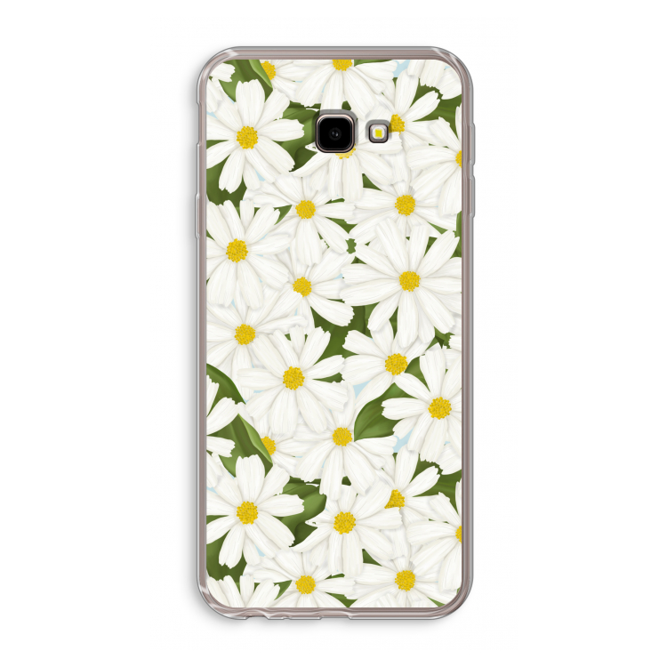 Summer Daisies: Samsung Galaxy J4 Plus Transparant Hoesje