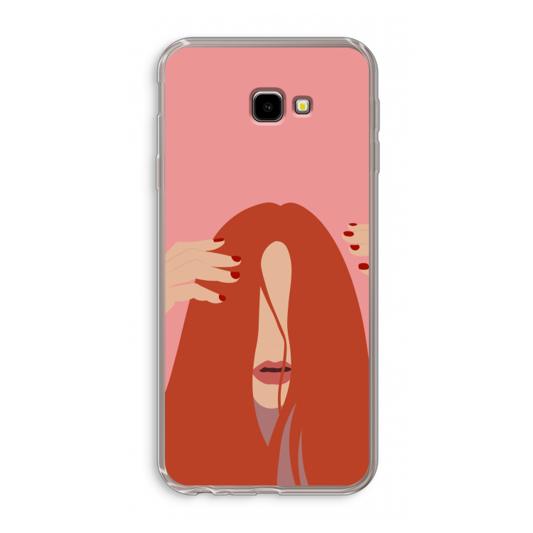 Woke up like this: Samsung Galaxy J4 Plus Transparant Hoesje