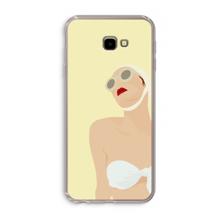 Summer: Samsung Galaxy J4 Plus Transparant Hoesje