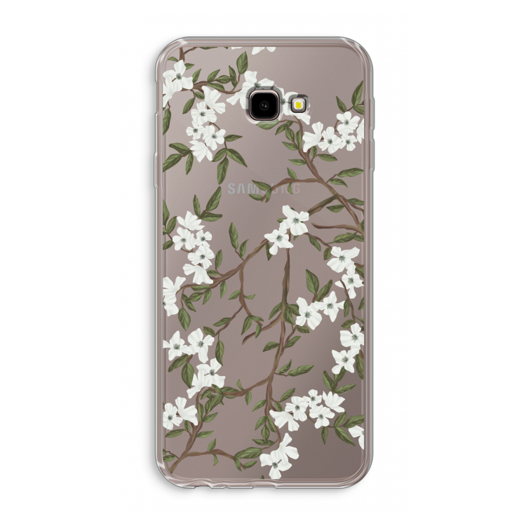 Blossoming spring: Samsung Galaxy J4 Plus Transparant Hoesje