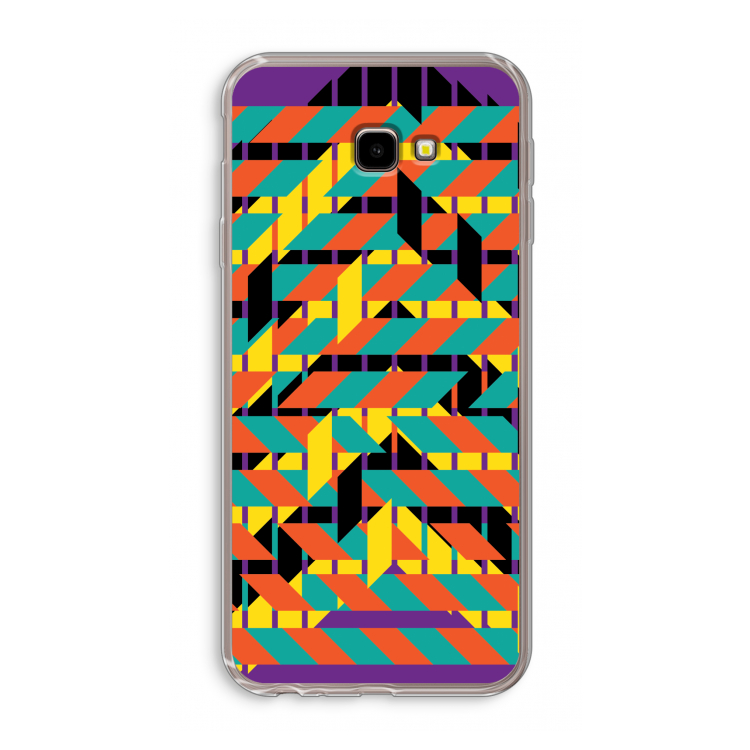 Skew Bee 2: Samsung Galaxy J4 Plus Transparant Hoesje