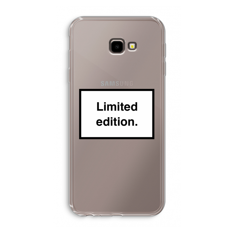 Limited edition: Samsung Galaxy J4 Plus Transparant Hoesje