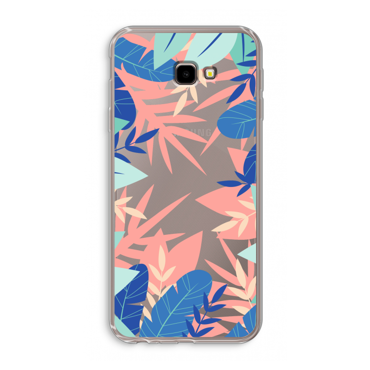 Tropisch: Samsung Galaxy J4 Plus Transparant Hoesje