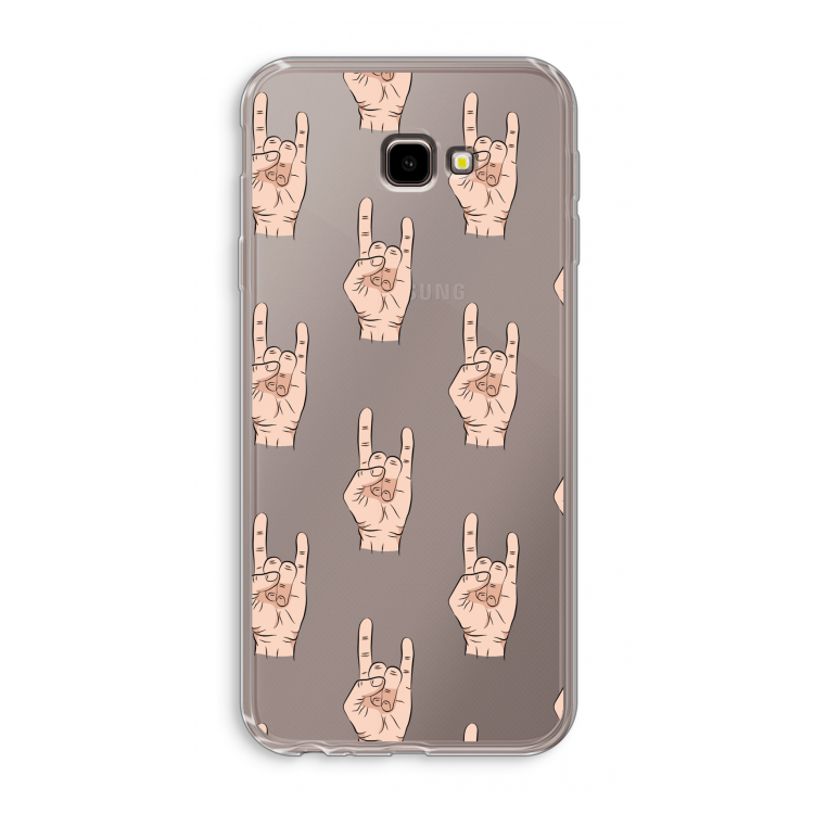 Rock: Samsung Galaxy J4 Plus Transparant Hoesje