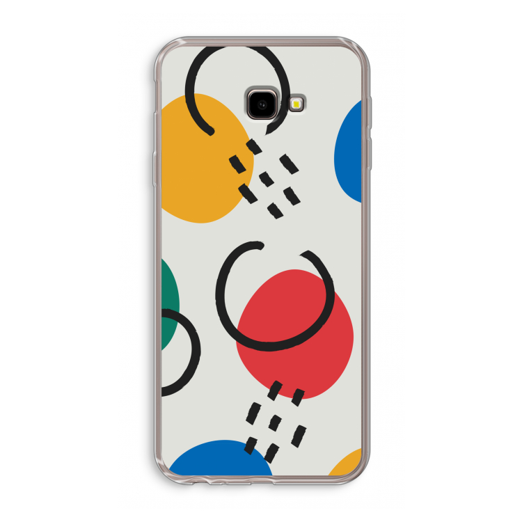 Illustratieve pop 3: Samsung Galaxy J4 Plus Transparant Hoesje