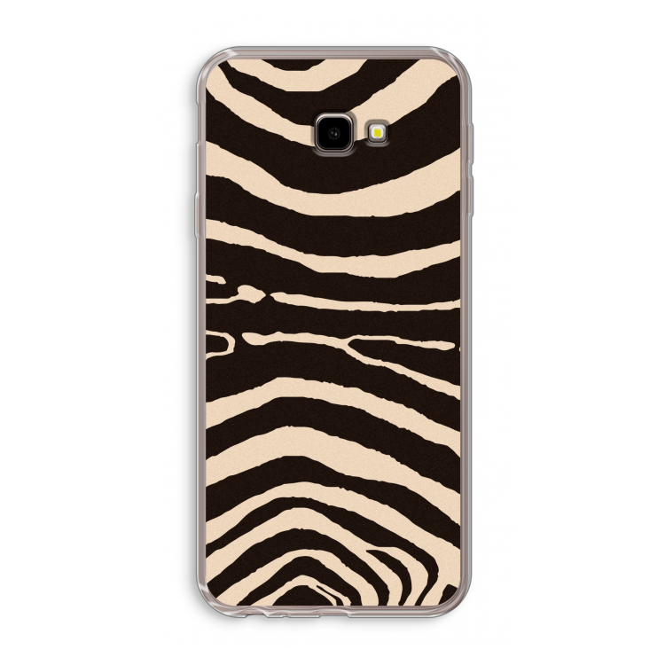 Arizona Zebra: Samsung Galaxy J4 Plus Transparant Hoesje