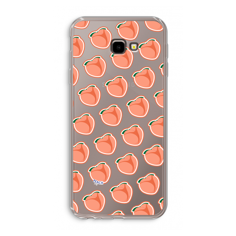Just peachy: Samsung Galaxy J4 Plus Transparant Hoesje