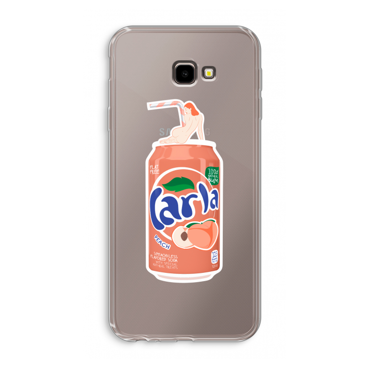 S(peach)less: Samsung Galaxy J4 Plus Transparant Hoesje