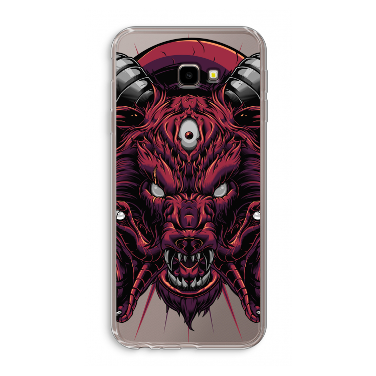 Hell Hound and Serpents: Samsung Galaxy J4 Plus Transparant Hoesje