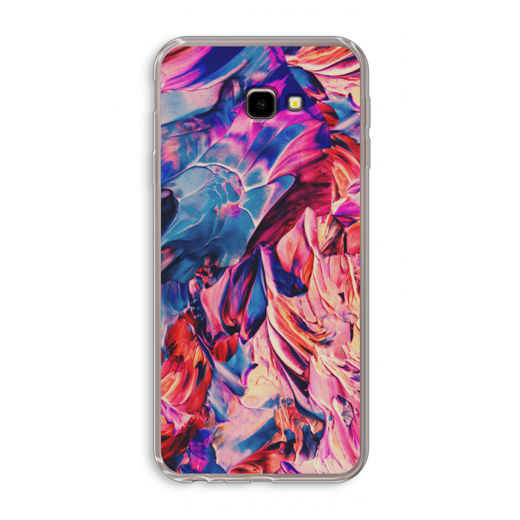 Pink Orchard: Samsung Galaxy J4 Plus Transparant Hoesje