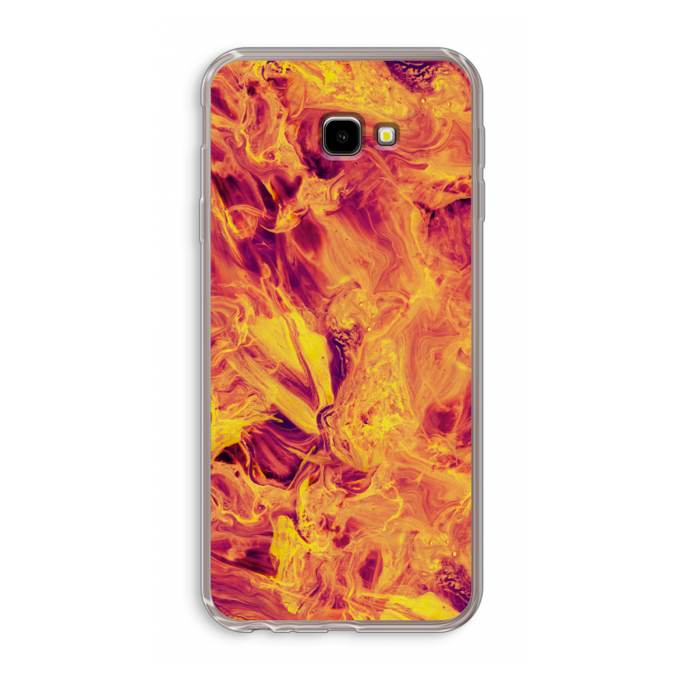 Eternal Fire: Samsung Galaxy J4 Plus Transparant Hoesje
