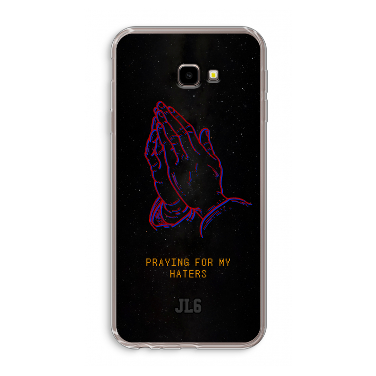 Praying For My Haters: Samsung Galaxy J4 Plus Transparant Hoesje